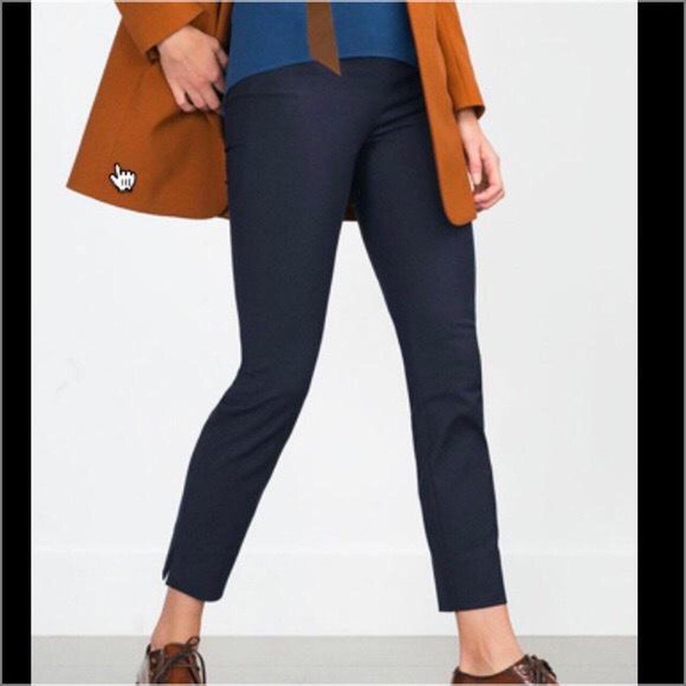 Zara navy work pants.